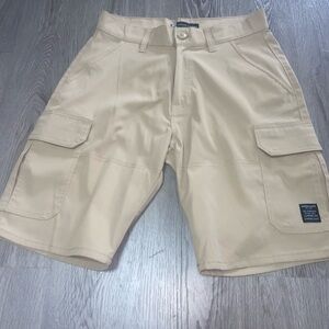 Stylish Beige Cargo Shorts for Women